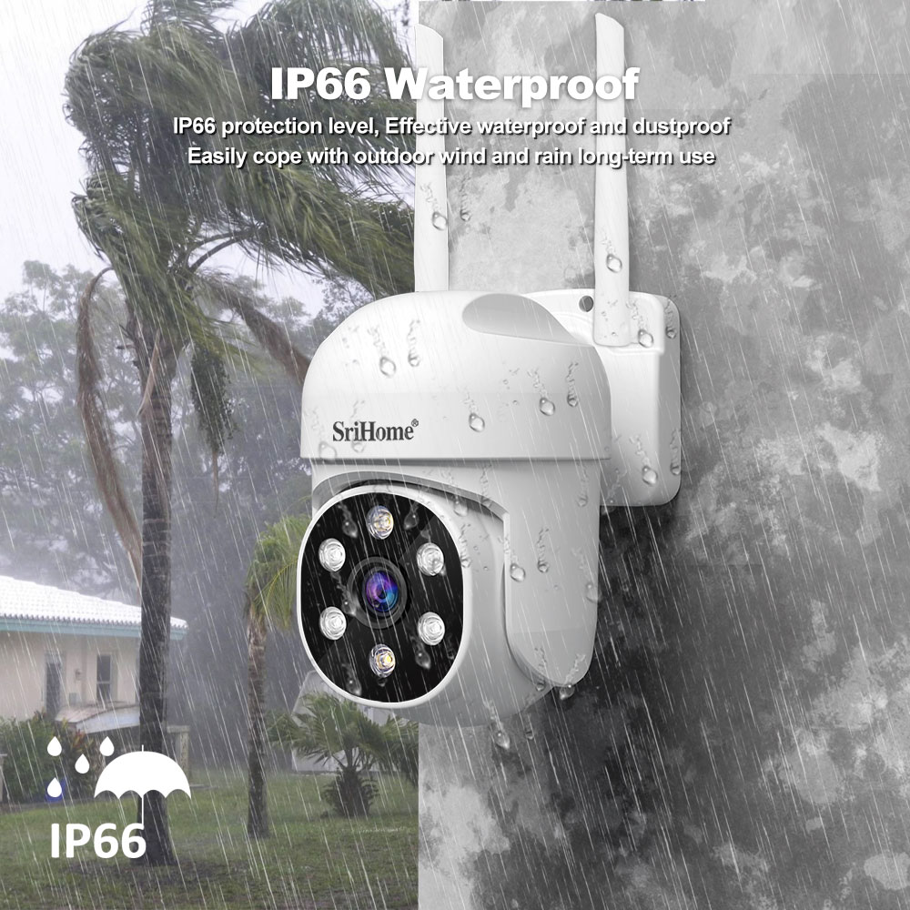 Home Cinema Outdoor - Srihome SH061 Wireless Monitoring Camera PTZ