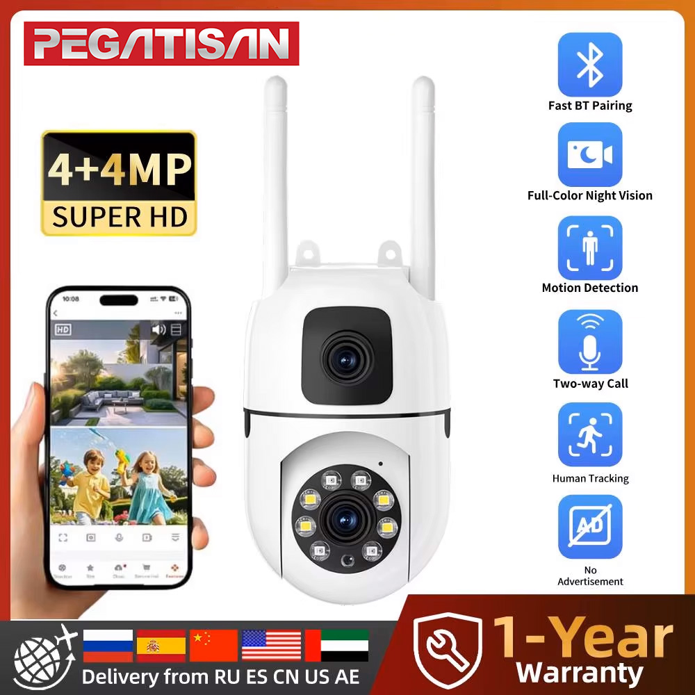 Home Cinema Outdoor - 8MP HD Wifi Surveillance PTZ Camera