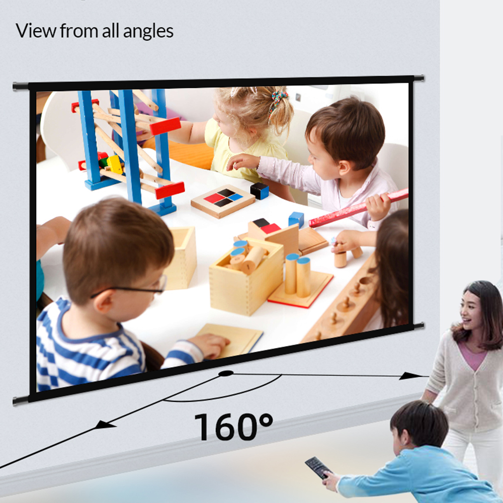 VEIDADZ Projector Screen Wall  - Home Cinema Blanc 리뷰 및 가격