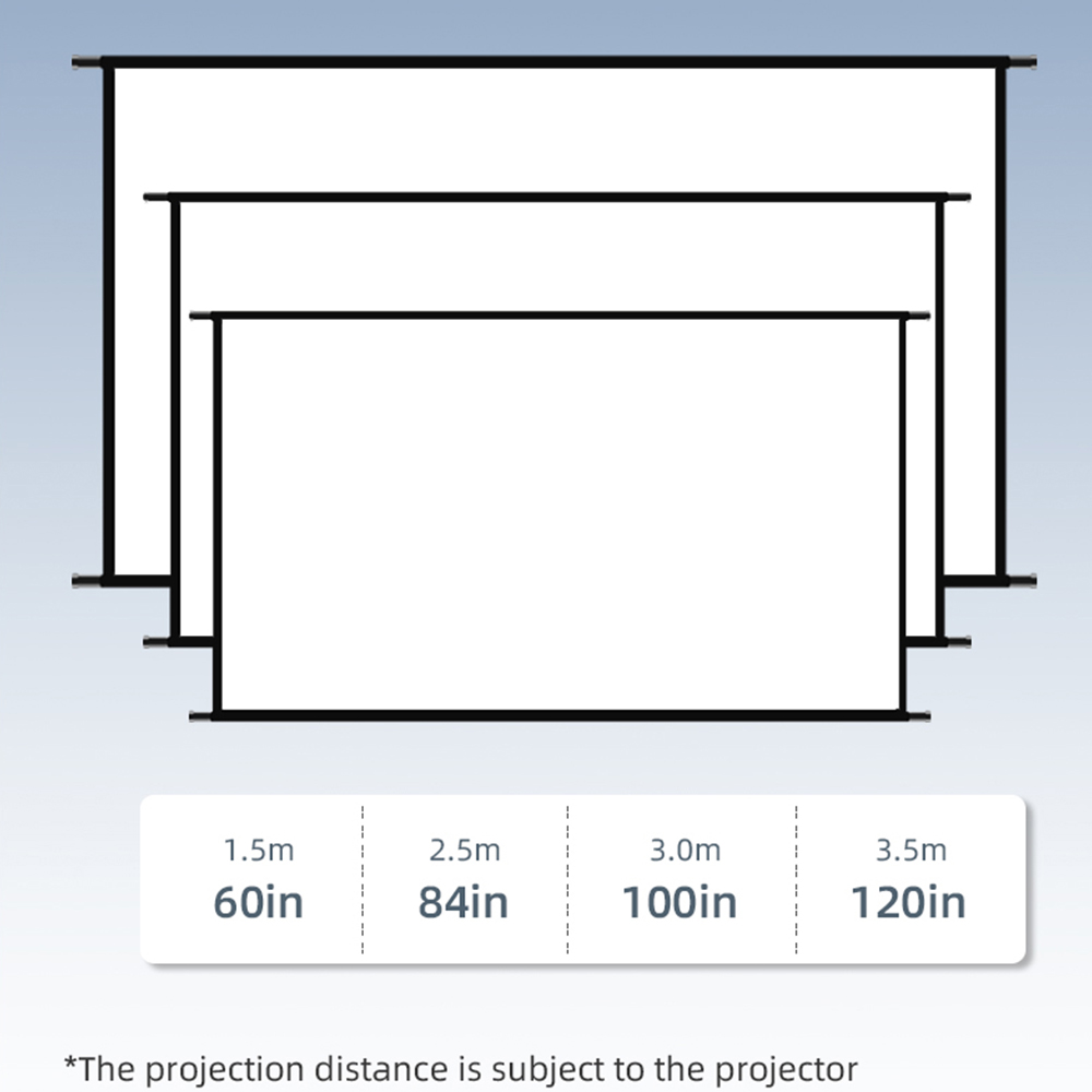 VEIDADZ Projector Screen Wall  - Home Cinema Blanc 리뷰 및 가격