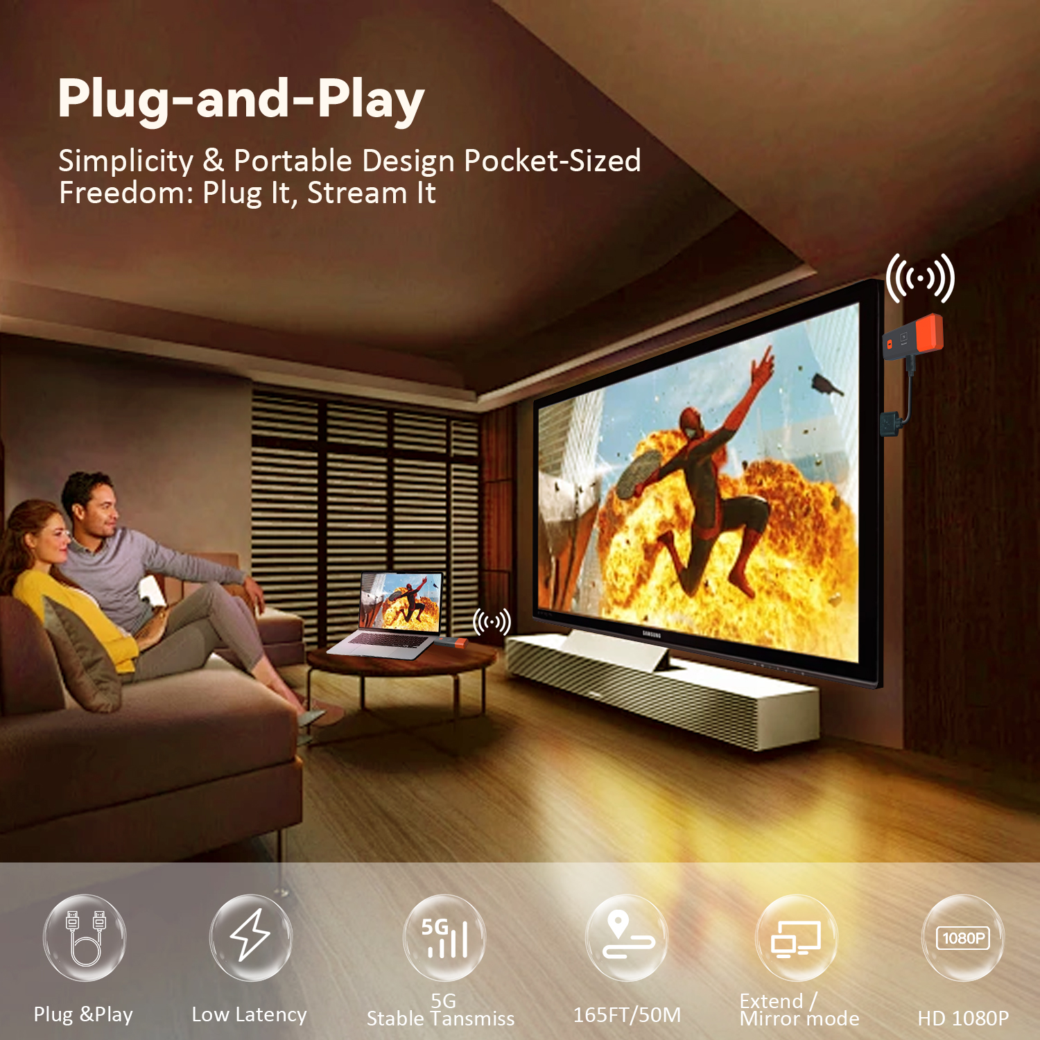 Wireless Transmitter & Receive - Home Cinema Gaming 리뷰 및 가격