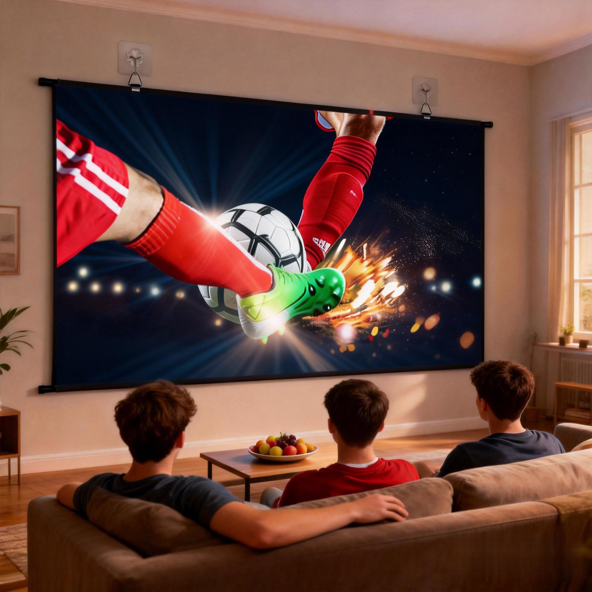 XIAOHUI Wall Mounted Projector - Home Cinema Blanc 리뷰 및 가격