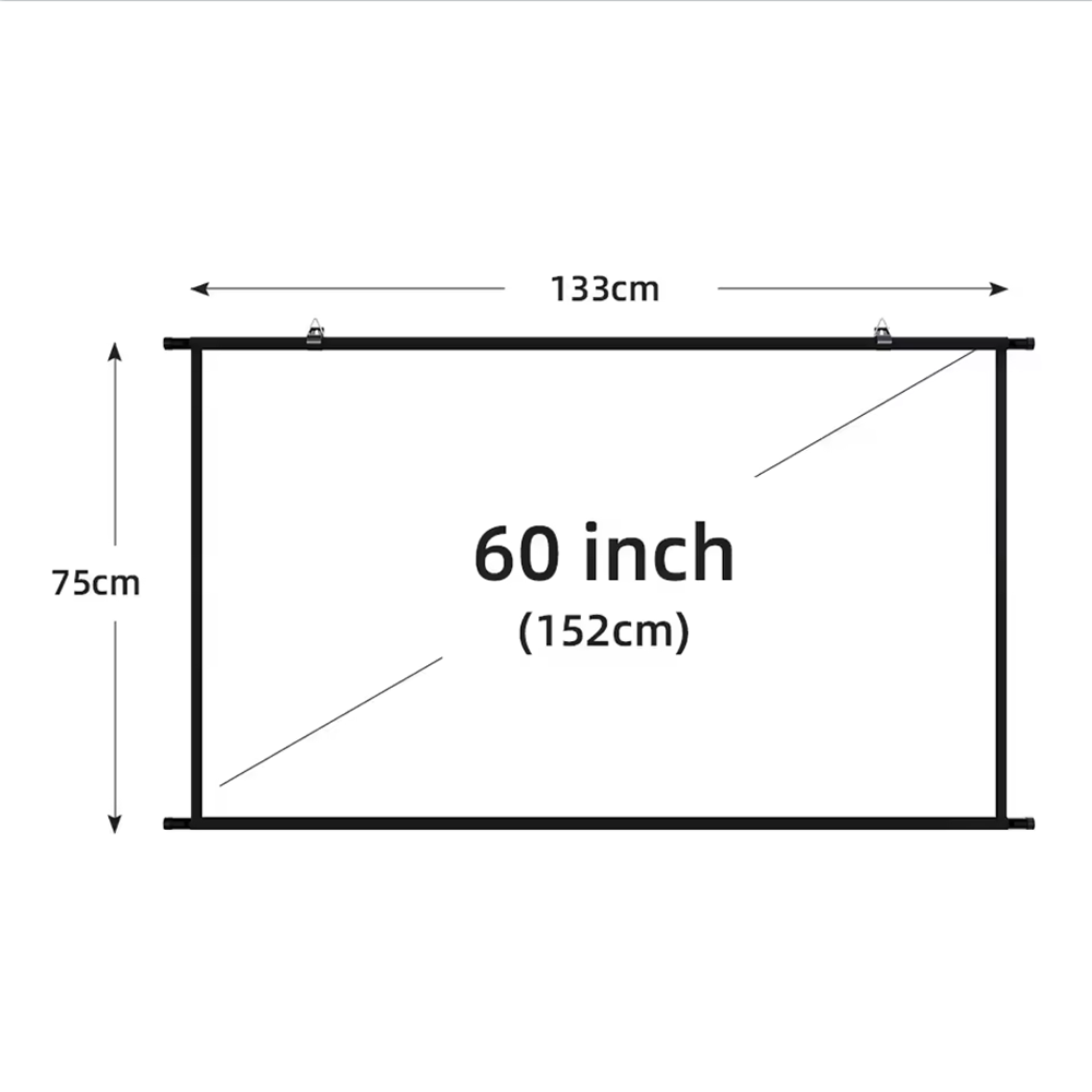 XIAOHUI Wall Mounted Projector - Home Cinema Blanc 리뷰 및 가격