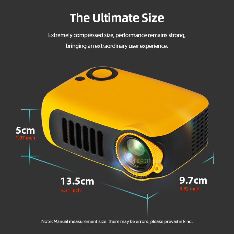 A2000 Mini Projector Portable  - Home Cinema Gaming 리뷰 및 가격