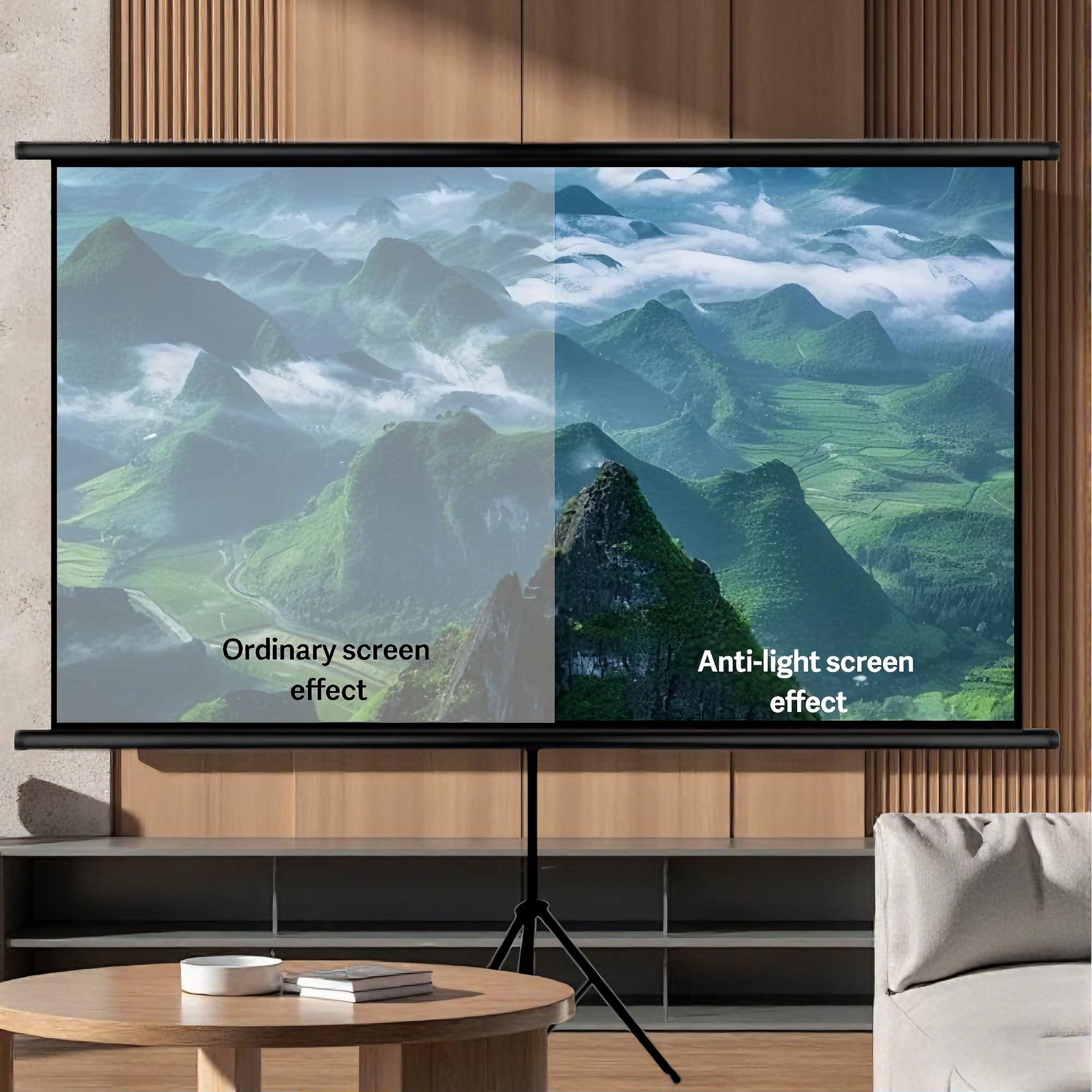 XIAOHUI 4K Projector Screen Wi - Home Cinema Blanc 리뷰 및 가격
