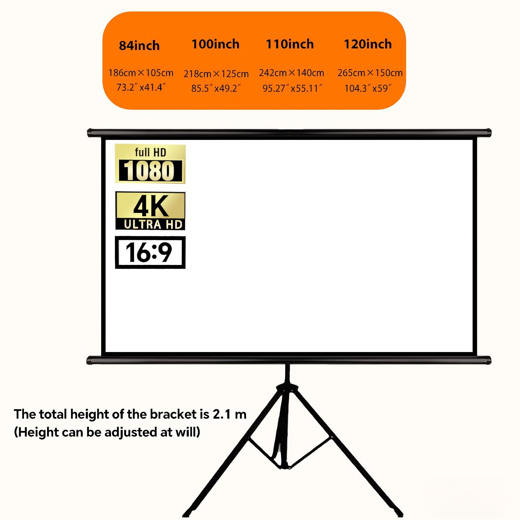 XIAOHUI 4K Projector Screen Wi - Home Cinema Blanc 리뷰 및 가격