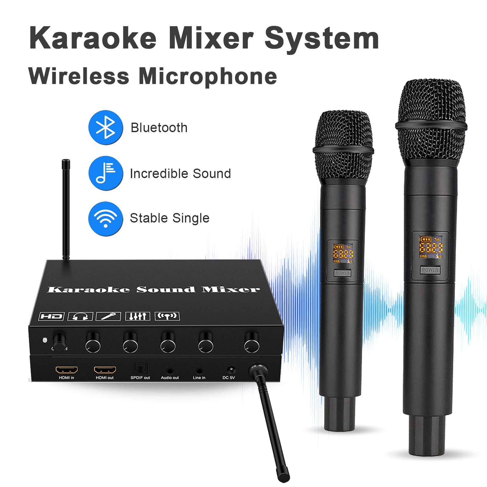 HDMI Karaoke Player Mixer Home - Home Cinema Ampli 리뷰 및 가격