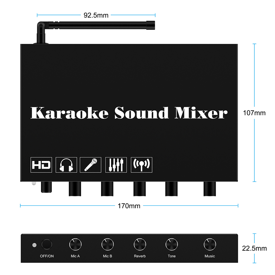 HDMI Karaoke Player Mixer Home - Home Cinema Ampli 리뷰 및 가격