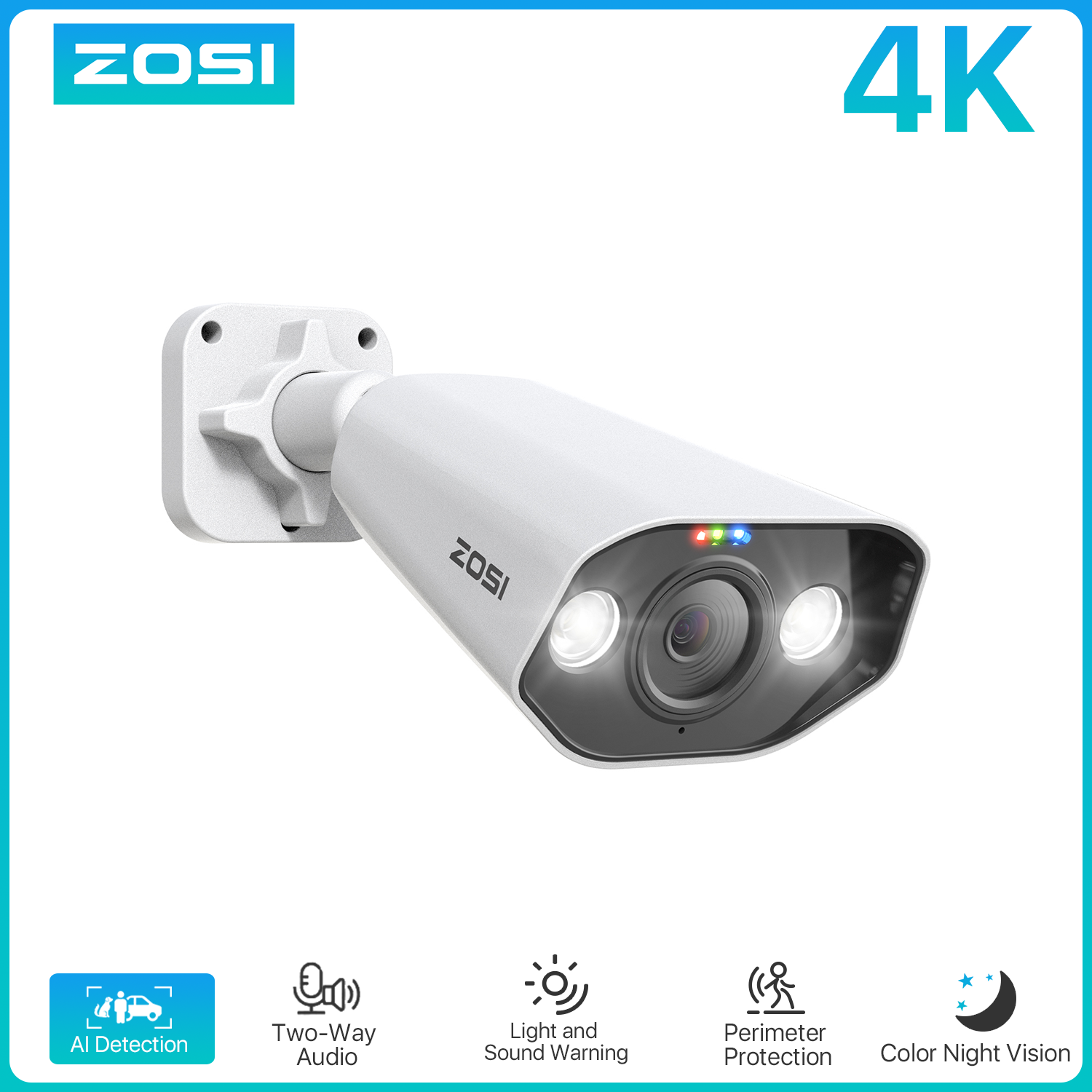 ZOSI 4K IP Camera Add-on PoE S - Home Cinema Outdoor 리뷰 및 가격