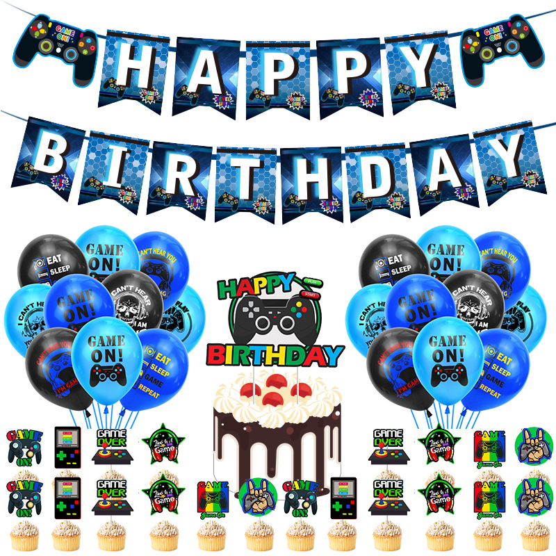 Game Themed Party Balloon Set  - Home Cinema Gaming 리뷰 및 가격