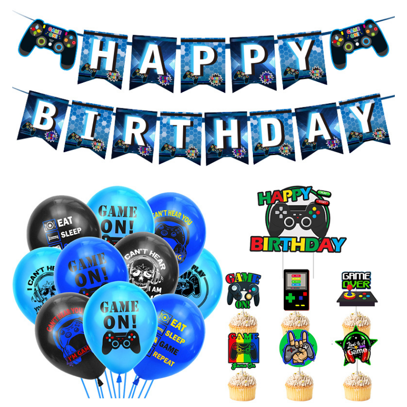 Game Themed Party Balloon Set  - Home Cinema Gaming 리뷰 및 가격