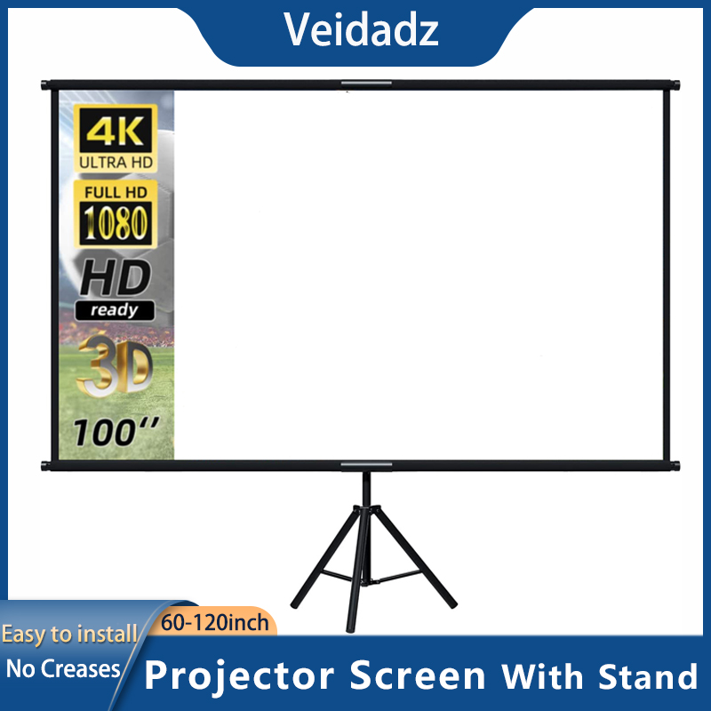 VEIDADZ Projector Screen With  - Home Cinema Blanc 리뷰 및 가격