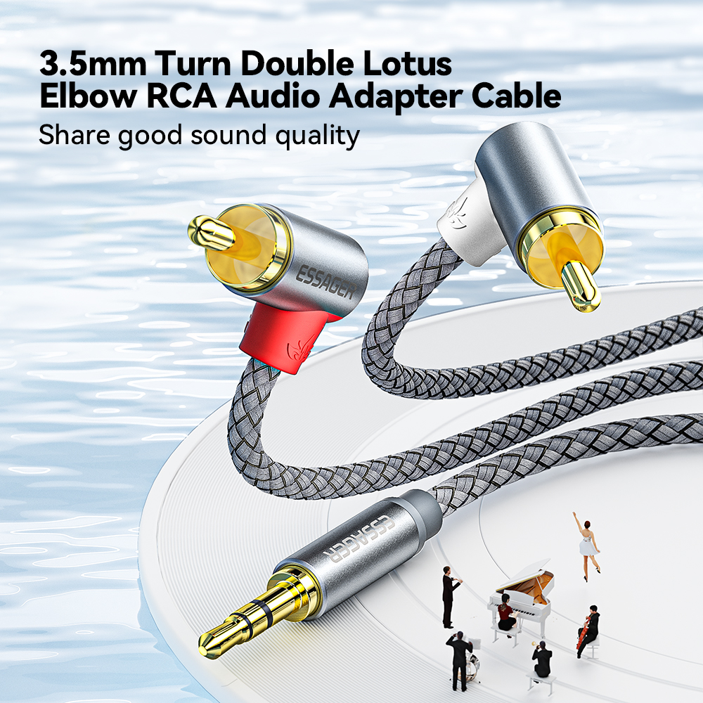 Essager 90 ° Angle RCA Audio S - Home Cinema Ampli 리뷰 및 가격
