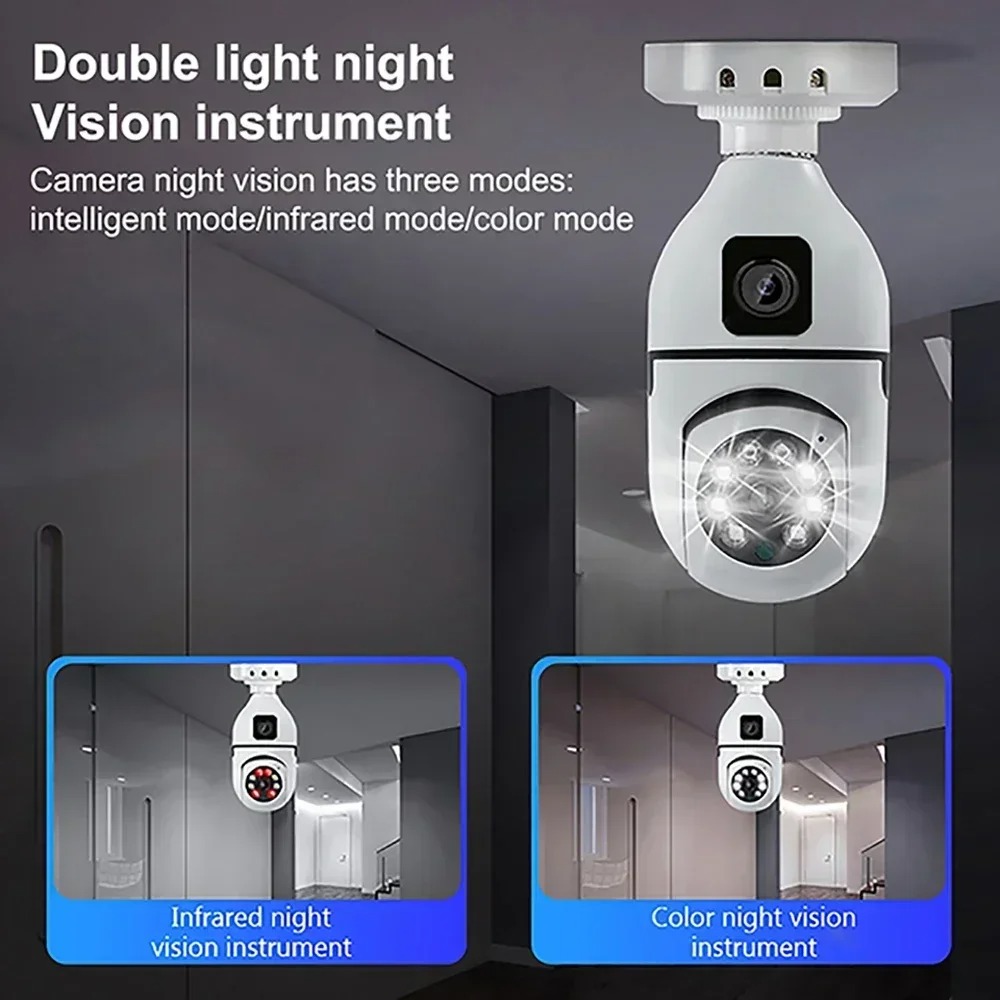 WiFi IP Camera E27 Bulb Cam 8M - Home Cinema Outdoor 리뷰 및 가격