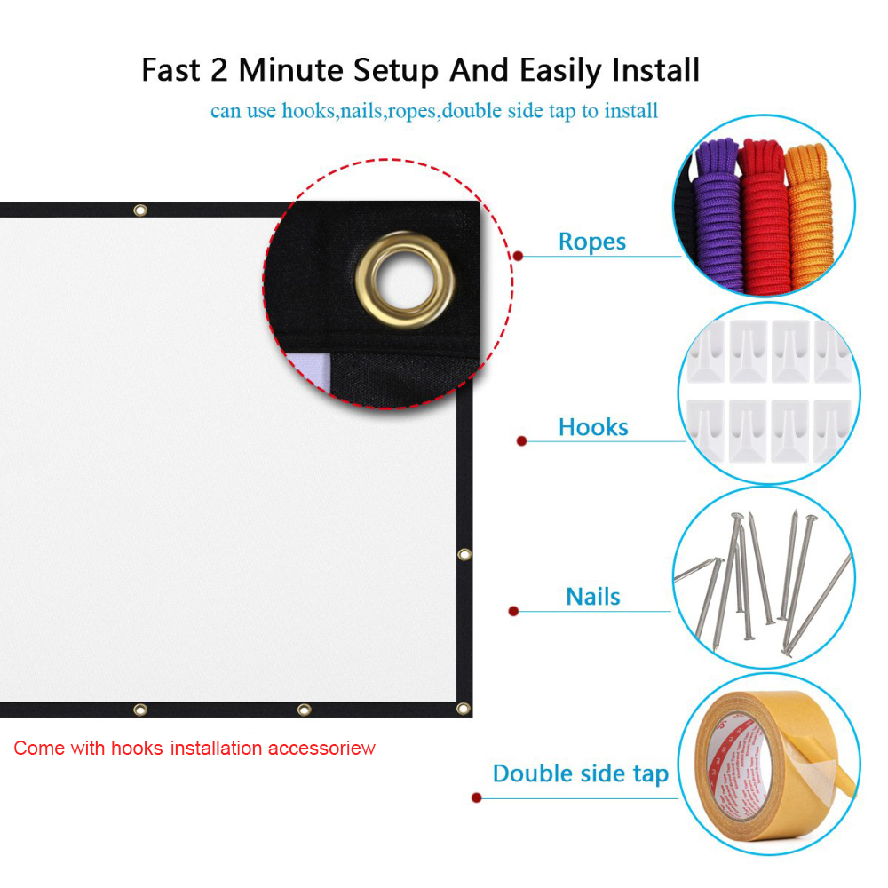 Salange Projection Screen Port - Home Cinema Blanc 리뷰 및 가격