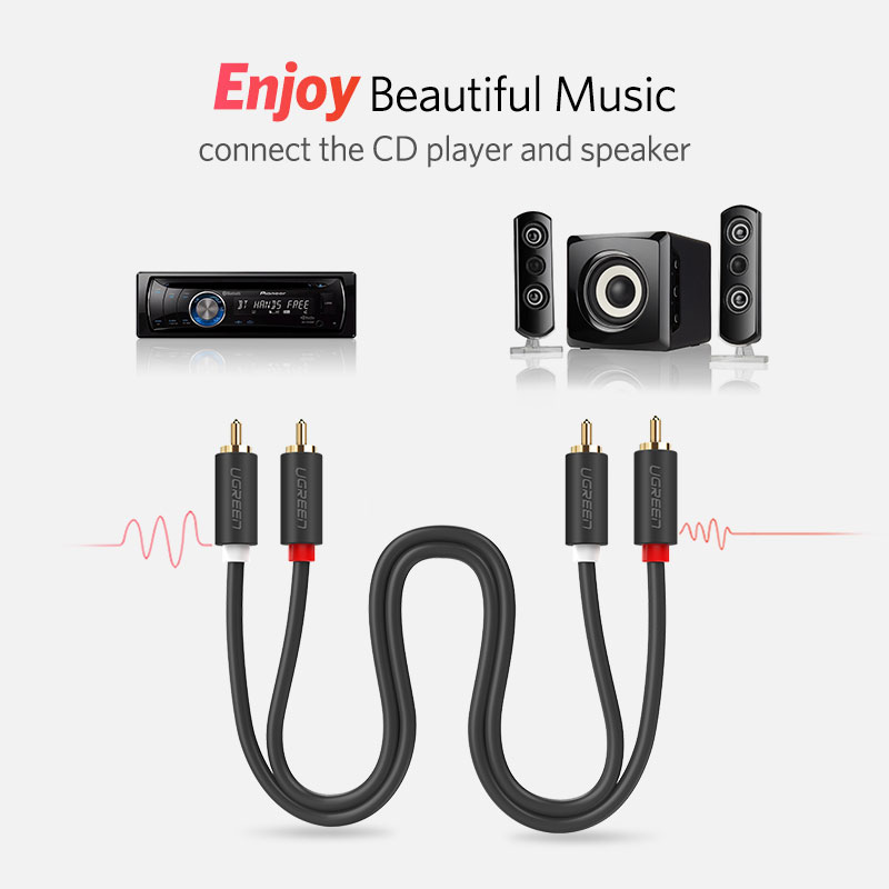 UGREEN 2RCA to 2 RCA Male to M - Home Cinema Ampli 리뷰 및 가격