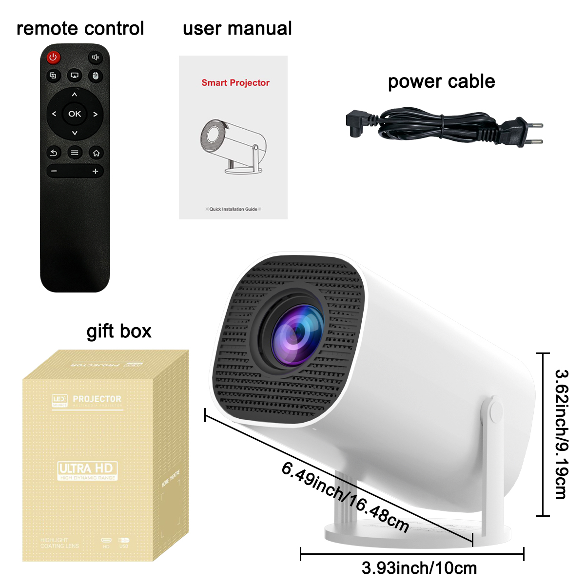 Mini Projector with WiFi & Blu - Home Cinema Gaming 리뷰 및 가격