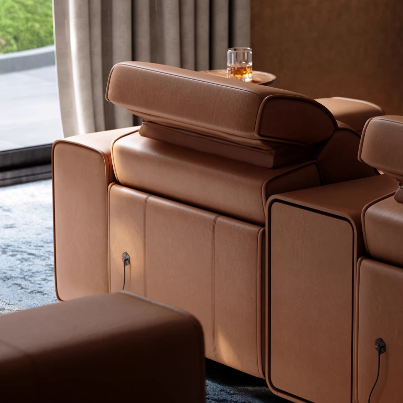 Top-grain Leather Electric Sof - Home Cinema Room Size 리뷰 및 가격