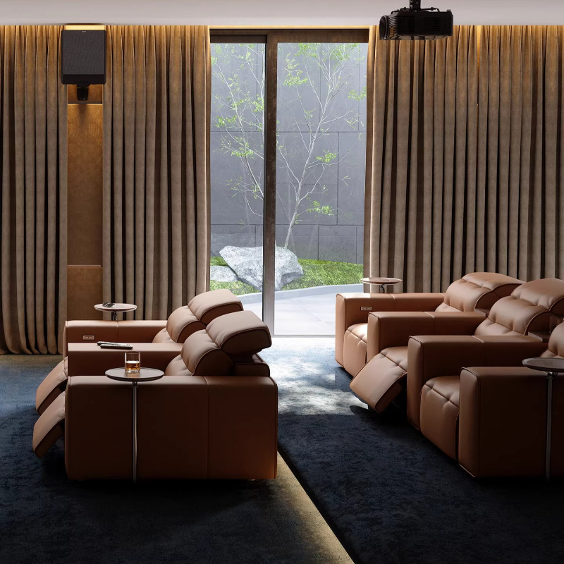 Top-grain Leather Electric Sof - Home Cinema Room Size 리뷰 및 가격