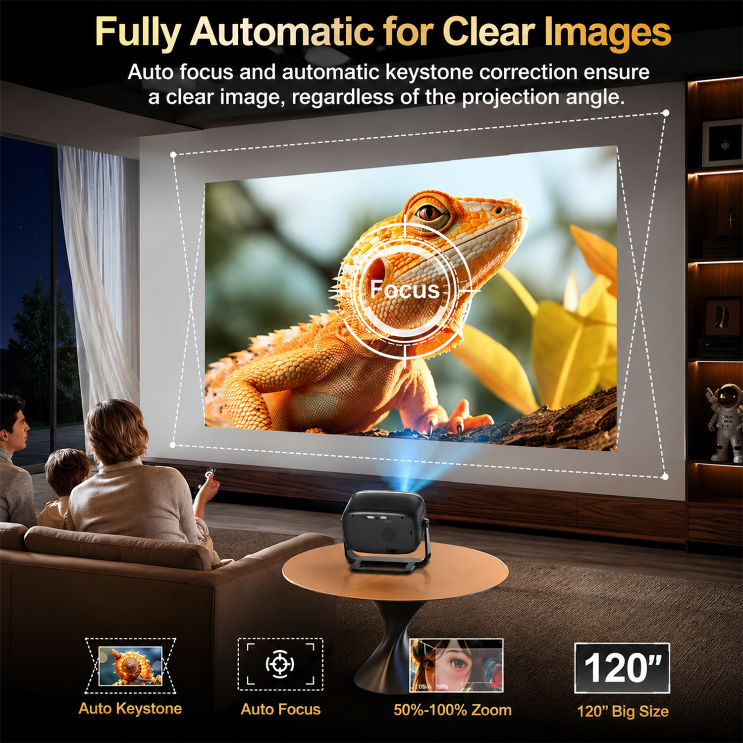 AOC Portable HD Smart Projecto - Home Cinema Gaming 리뷰 및 가격