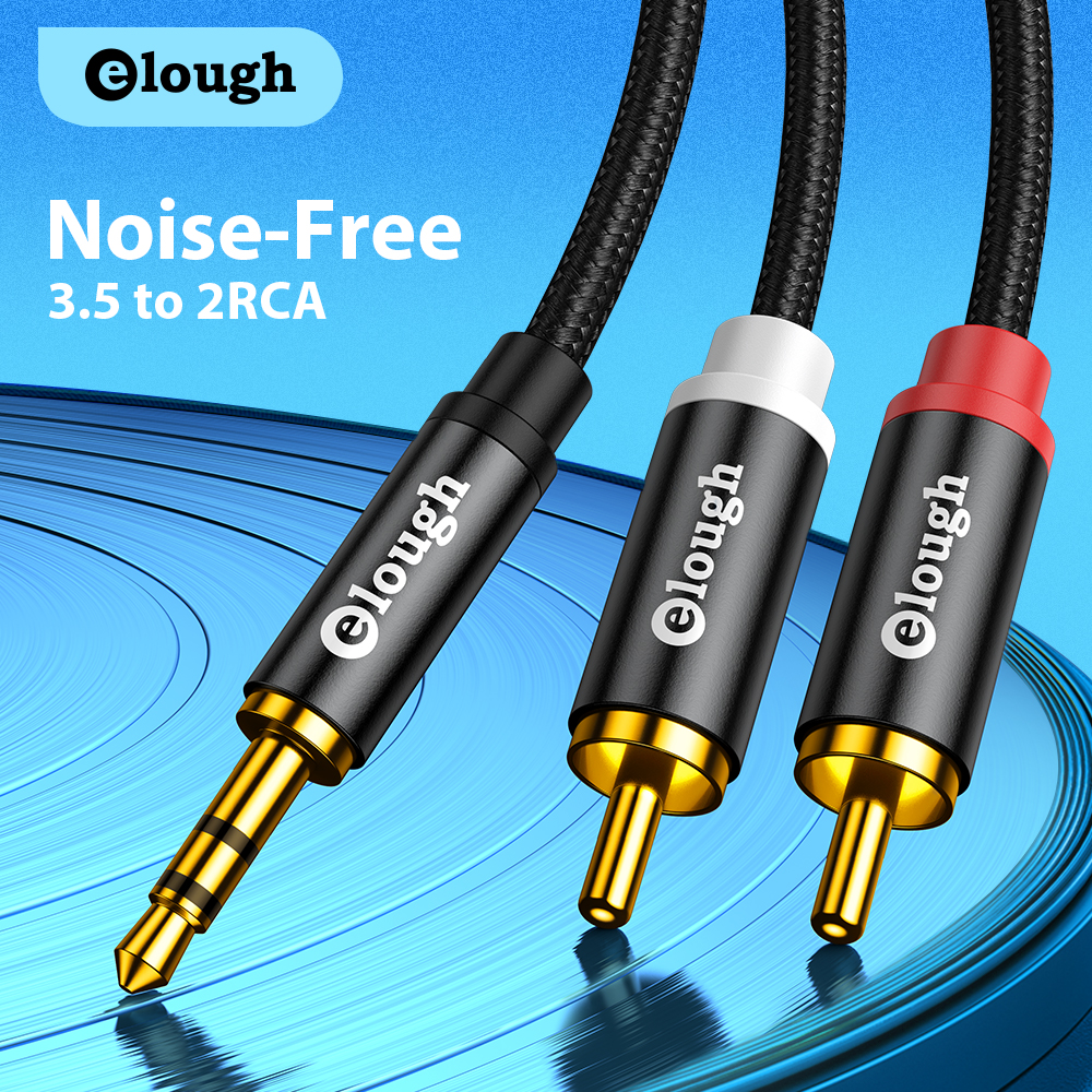 Elough RCA Cable AUX RCA Speak - Home Cinema Ampli 리뷰 및 가격