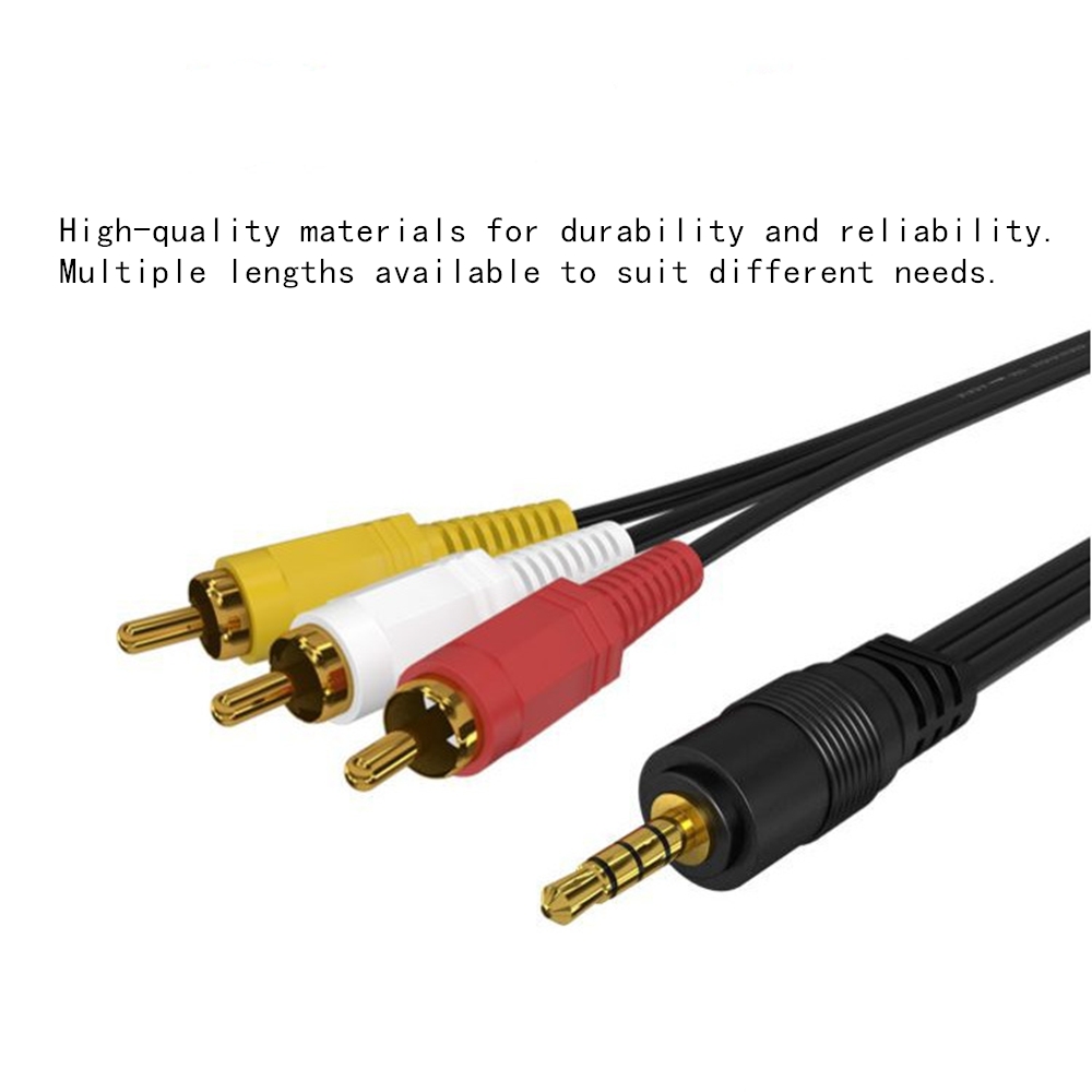 3.5mm to 3 RCA Audio Video Cab - Home Cinema Ampli 리뷰 및 가격