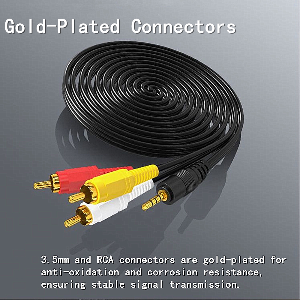 3.5mm to 3 RCA Audio Video Cab - Home Cinema Ampli 리뷰 및 가격