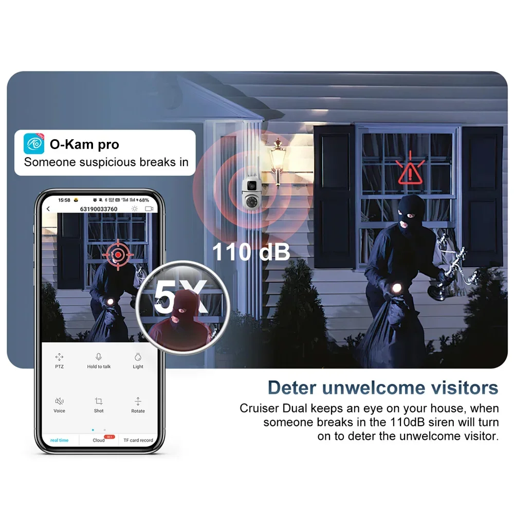 8MP HD Wifi Surveillance PTZ C - Home Cinema Outdoor 리뷰 및 가격