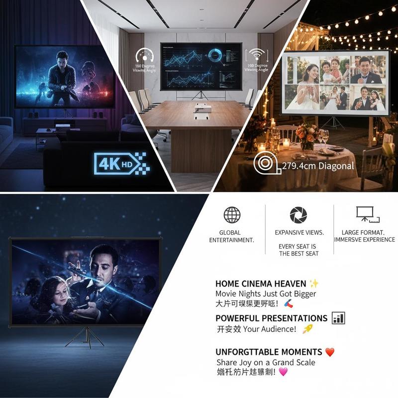 Portable Projection Display 11 - Home Cinema Gaming 리뷰 및 가격