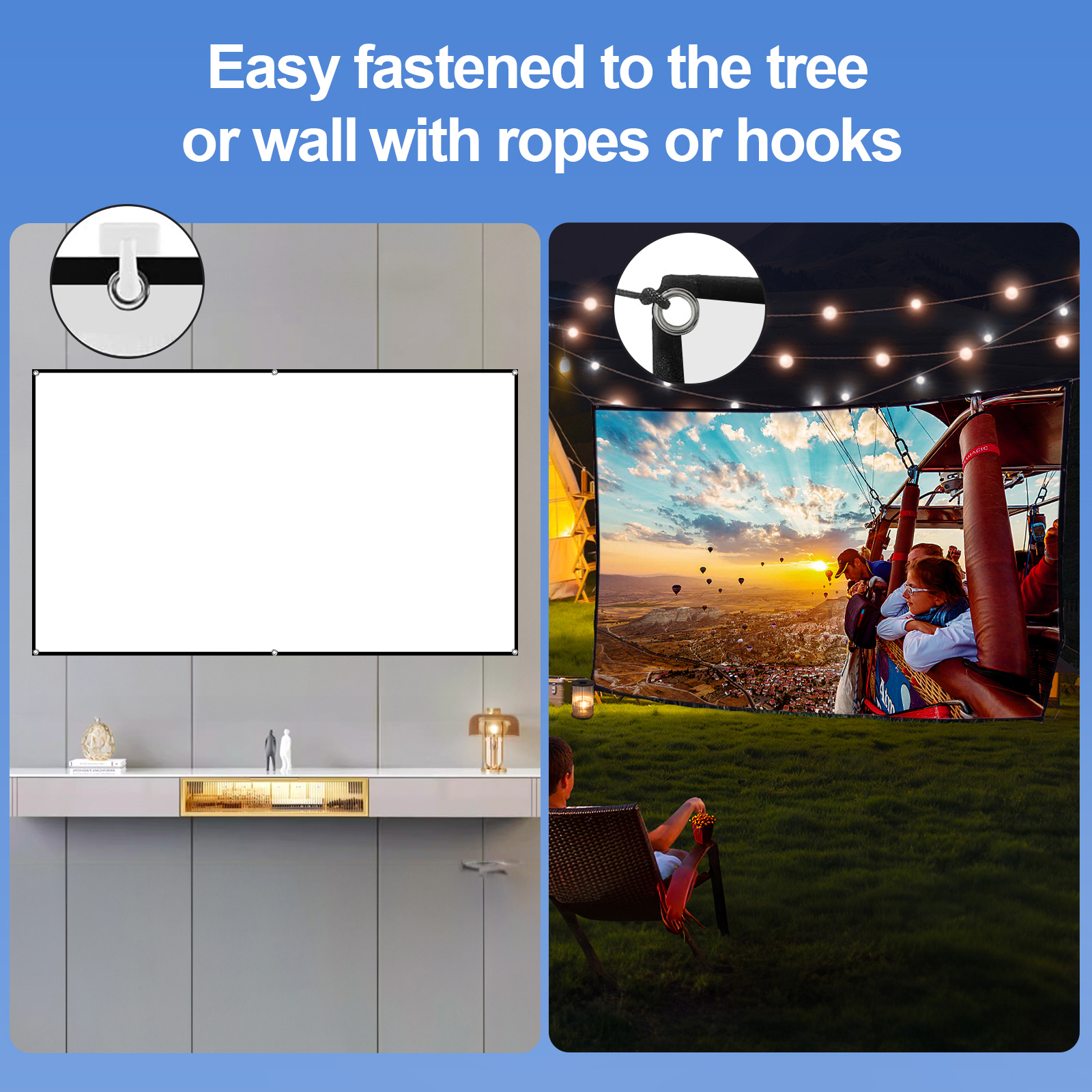 80-inch Portable HD Projector  - Home Cinema Outdoor 리뷰 및 가격
