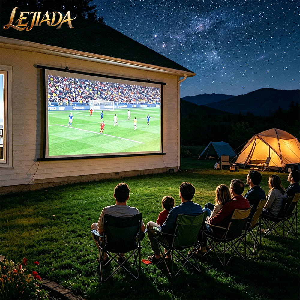 LEJIADA 16:9 Wall Mounted Whit - Home Cinema Blanc 리뷰 및 가격