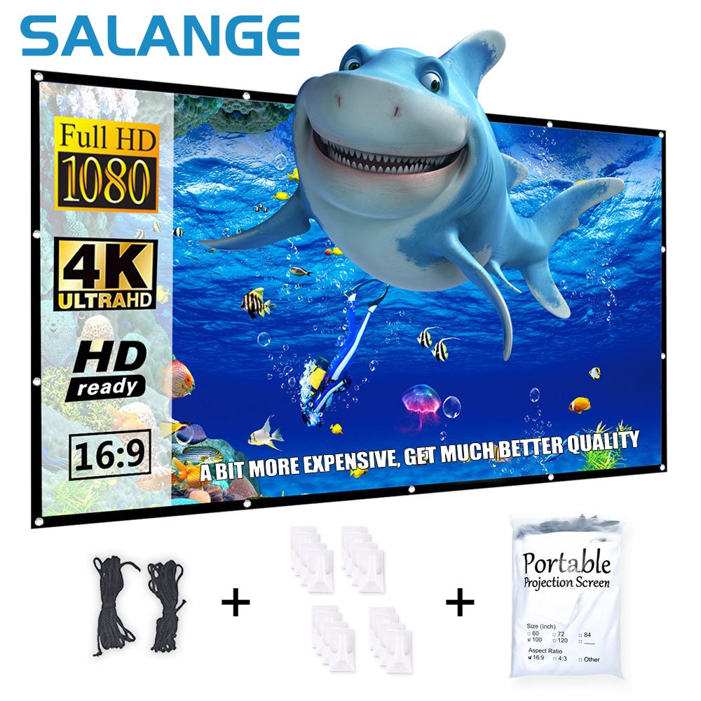 Salange Projector Screen 100 i - Home Cinema Blanc 리뷰 및 가격