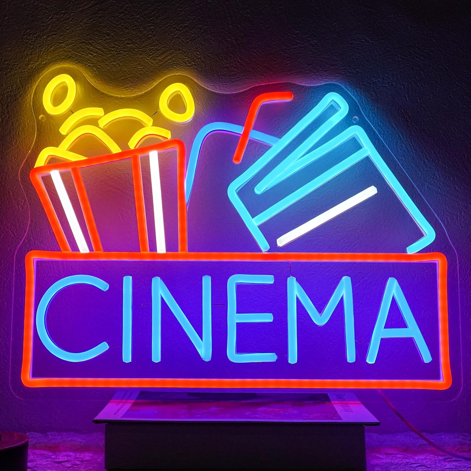 Cinema Neon Sign USB Powered L - Home Cinema Outdoor 리뷰 및 가격