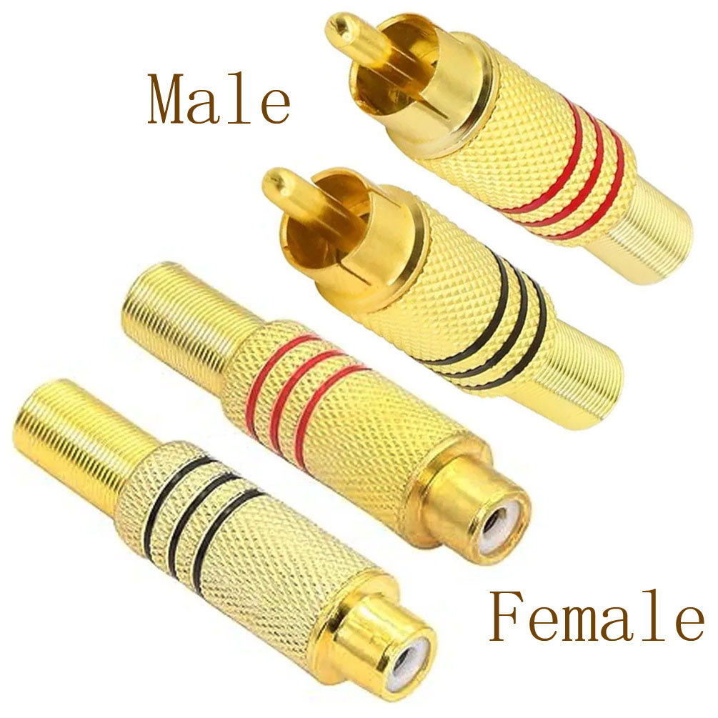 4PCS RCA Plug Gold Plated Sold - Home Cinema Ampli 리뷰 및 가격