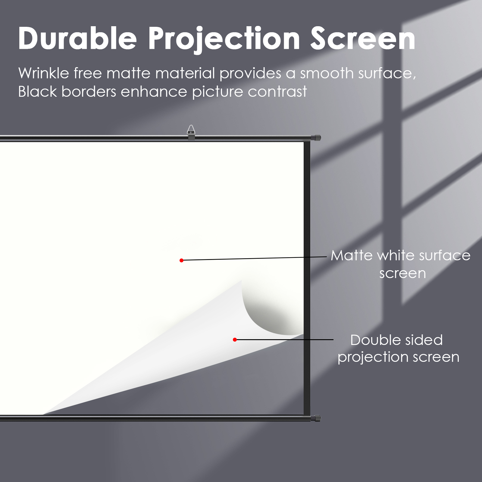 LEJIADA Wall Mounted Projector - Home Cinema Blanc 리뷰 및 가격