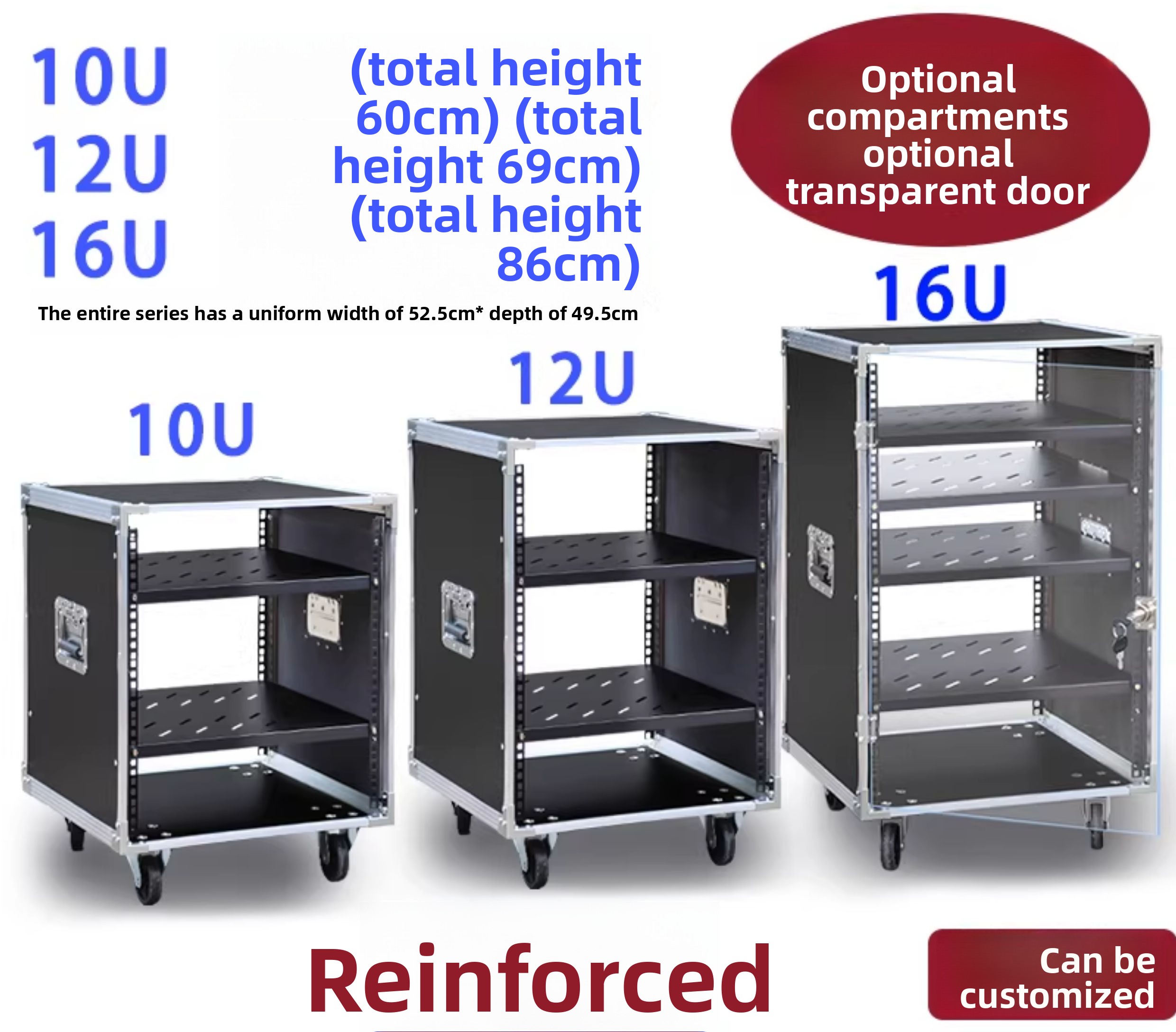 Front transparent door 8U - 16 - Home Cinema Outdoor 리뷰 및 가격