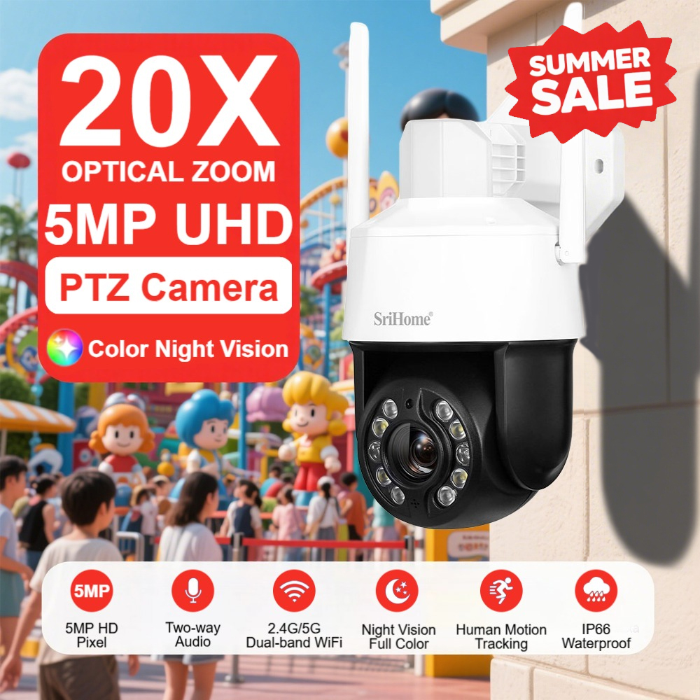 Srihome SH041 QHD 5.0MP 20X Zo - Home Cinema Outdoor 리뷰 및 가격