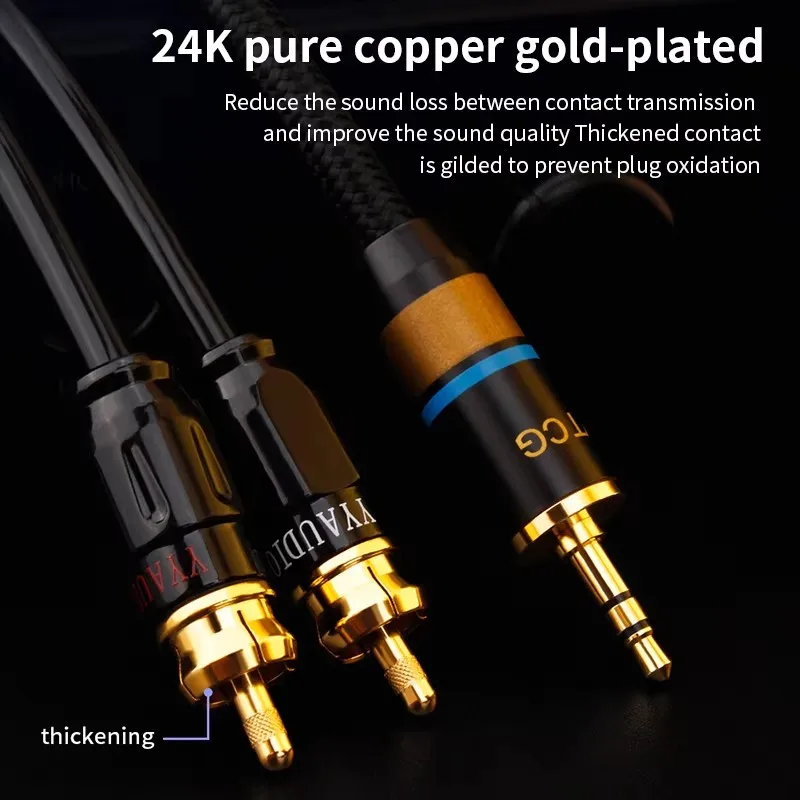 3.5mm to 2RCA Audio Cable HiFi - Home Cinema Ampli 리뷰 및 가격