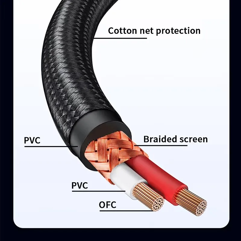 3.5mm to 2RCA Audio Cable HiFi - Home Cinema Ampli 리뷰 및 가격