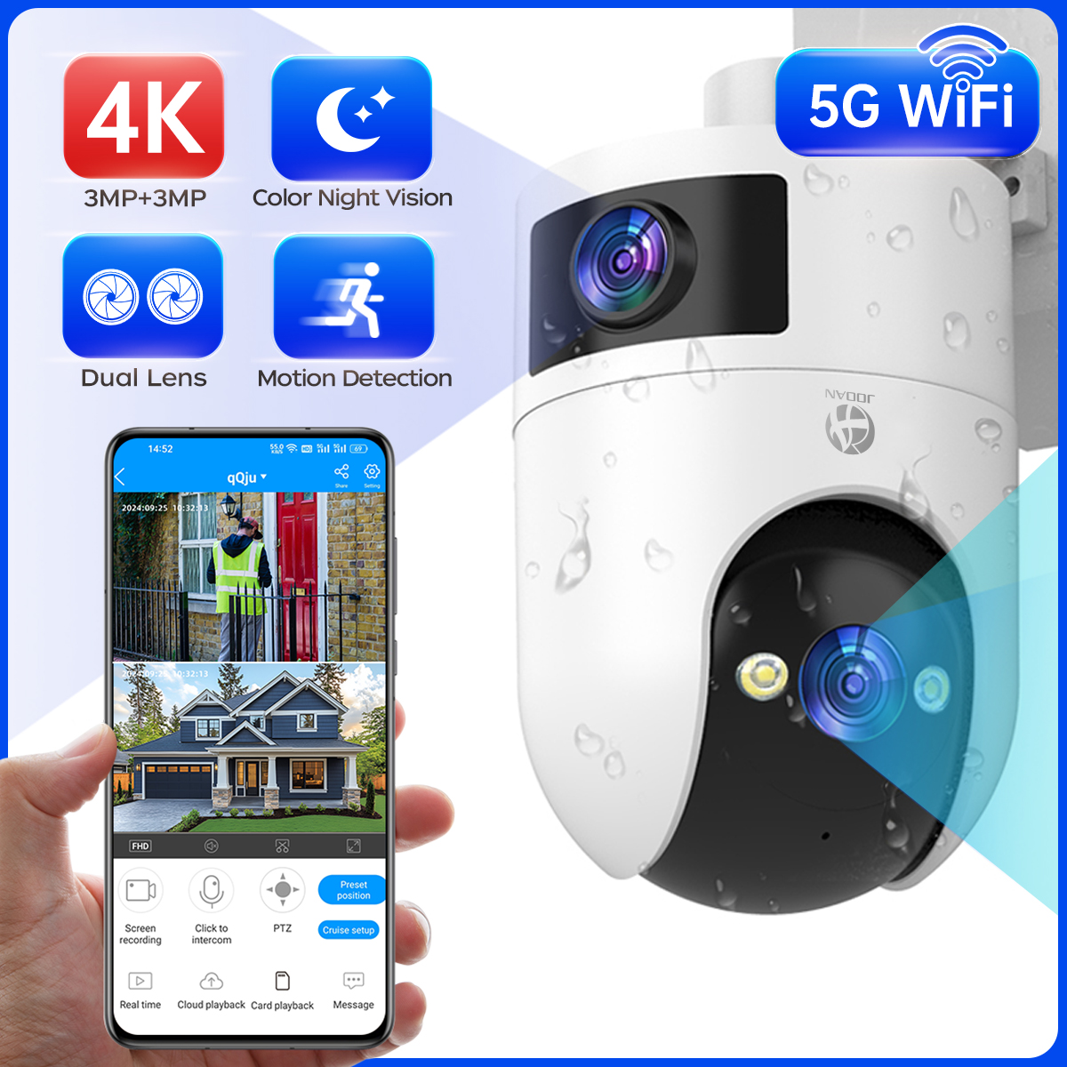 4K PTZ IP Camera Outdoor Water - Home Cinema Outdoor 리뷰 및 가격