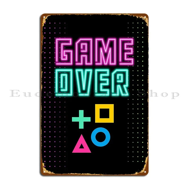 Game Over Gaming Print Metal P - Home Cinema Gaming 리뷰 및 가격