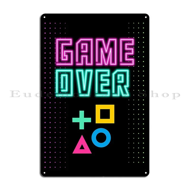 Game Over Gaming Print Metal P - Home Cinema Gaming 리뷰 및 가격